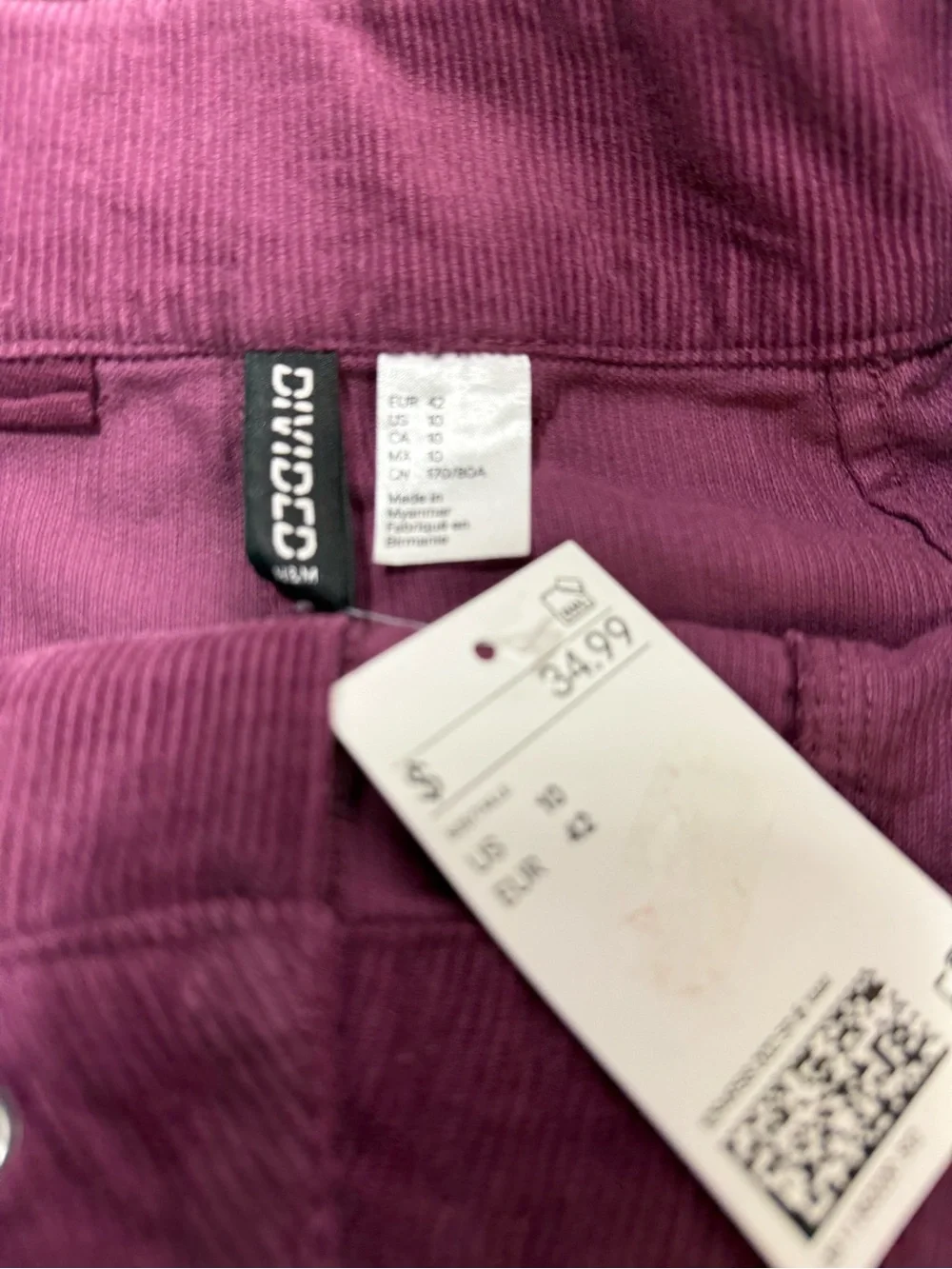 Plum Corduroy y2K pop indie sleaze whimsigoth Belted Mini Skirt